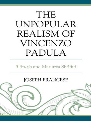 cover image of The Unpopular Realism of Vincenzo Padula